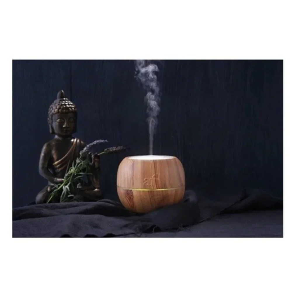 artnaturals Aroma Oil Diffuser Ultrasonic Humidifier 150 ML Tank, Wood Grain